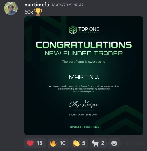 Mentfx funded trader certificate