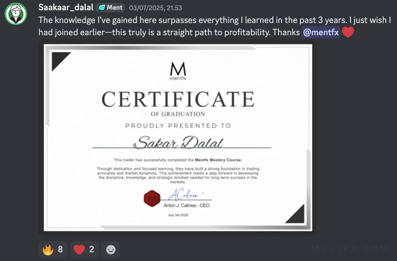 Mentfx graduate certificate