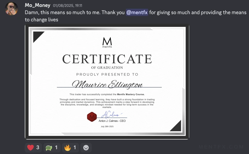 Mentfx graduate certificate