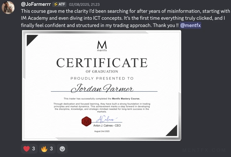 Mentfx graduate certificate