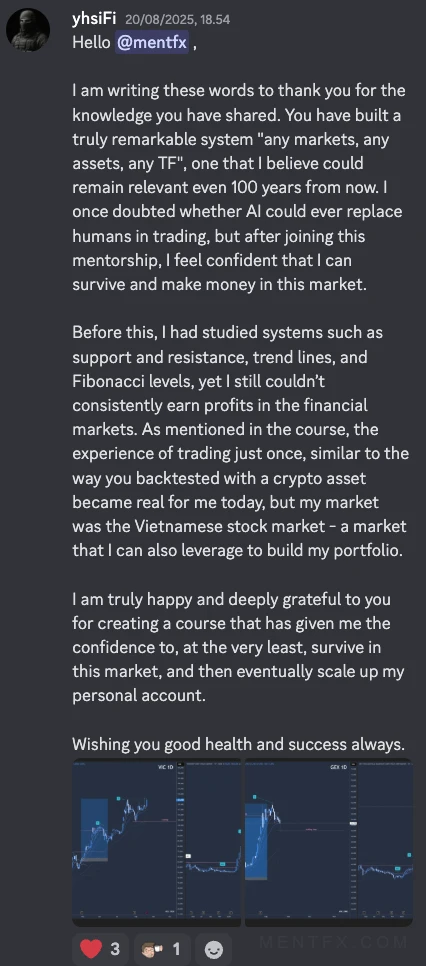 Mentfx member message